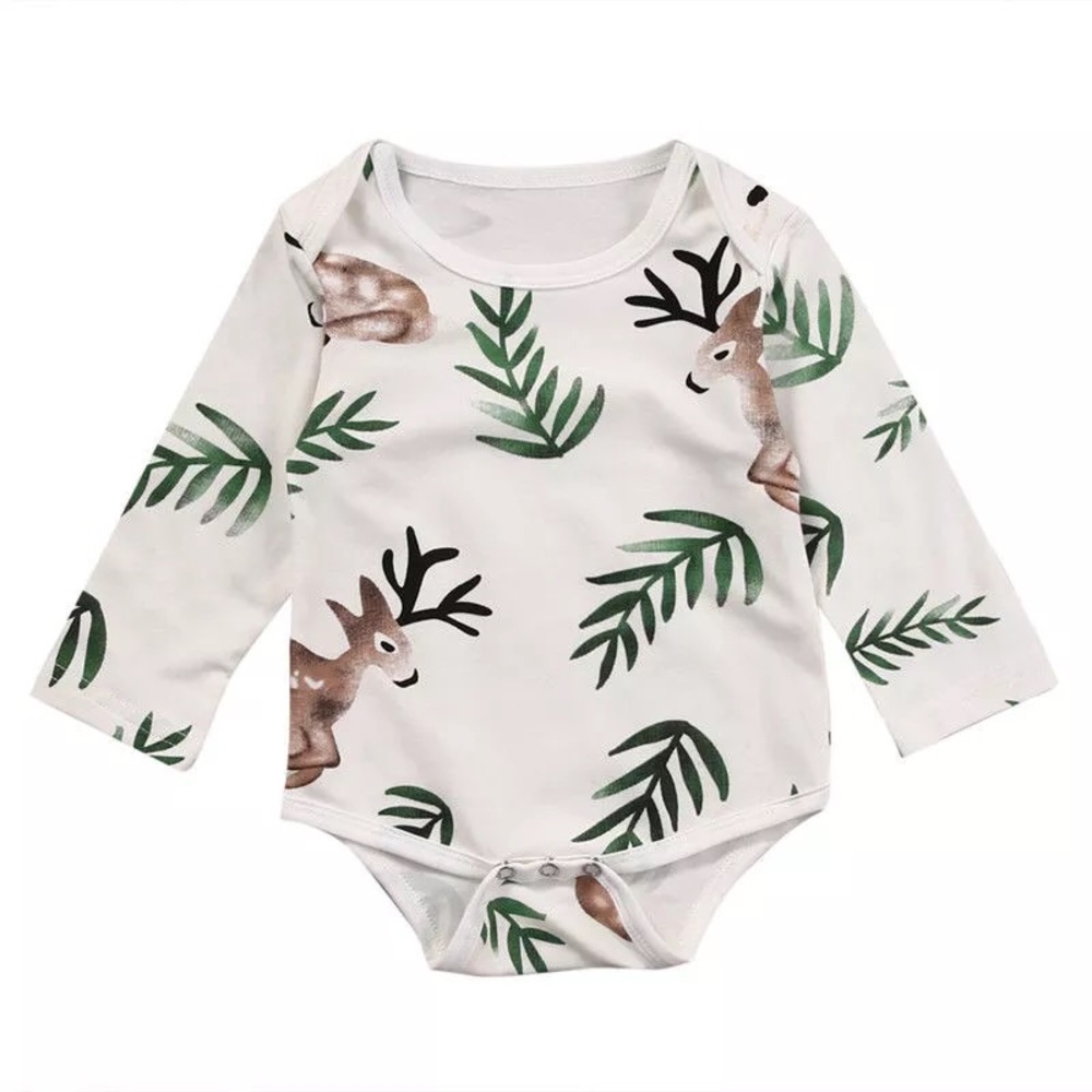 NWT YourlittleEvergreen unisex deer onesie